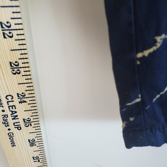 Gap Women's Pull On Pants XS Navy Blue Printed Business Casual Preppy - Picture 8 of 10